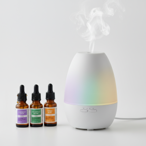 Humidificador Ultrasónico 'AromaVital' con Luz Ambiental